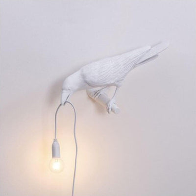 Creative Bird Resin 1 Light Wall Sconce Lamps